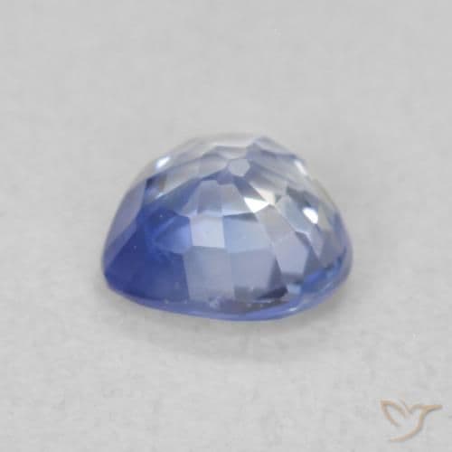0.43ct Medium Navy Blue Sapphire, Heart Shape, 4.5x4.4 mm