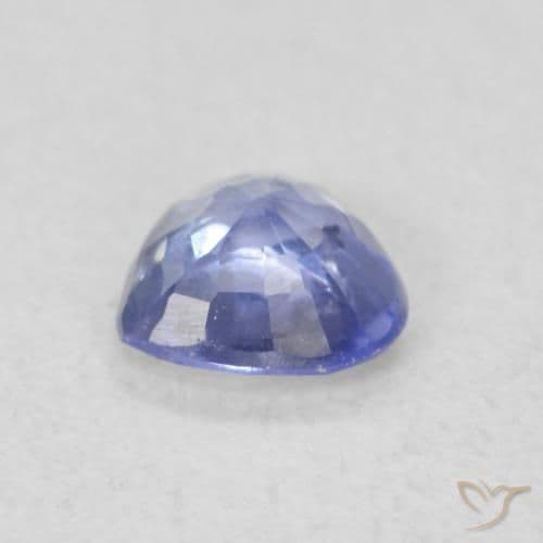 0.39ct Natural Baby Blue Sapphire, Heart Shape, 4.5x4.4 mm