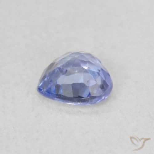 0.30ct Natural Light Blue Sapphire, Heart Shape, 4x3.9 mm