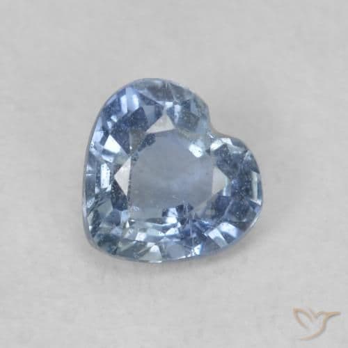 0.41ct Natural Blue Sapphire, Heart Shape, 4.5x4.3 mm