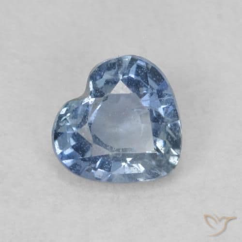 0.41ct Natural Blue Sapphire, Heart Shape, 4.5x4.3 mm