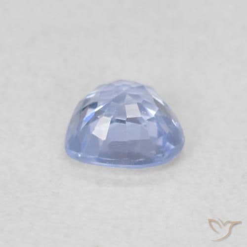0.30ct Light Violet Blue Sapphire, Heart Shape, 4.1x3.9 mm