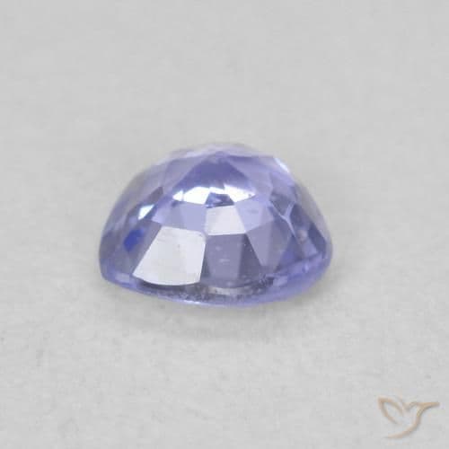 0.34ct Natural Light Blue Sapphire, Heart Shape, 4.2x4.2 mm