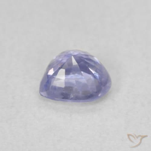 0.44ct Natural Light Blue Sapphire, Heart Shape, 4.5x4.5 mm