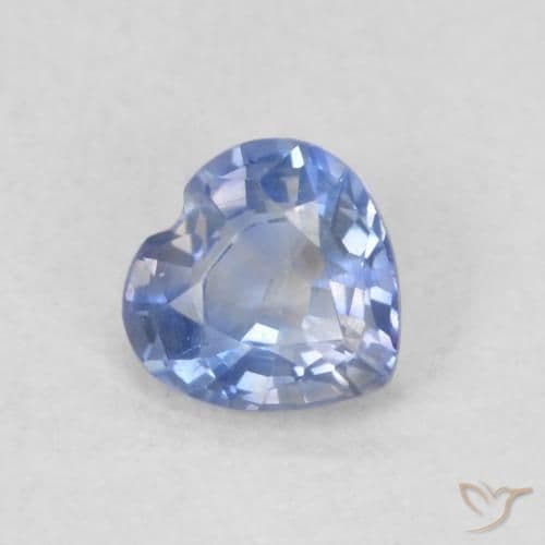 0.36ct Medium Dark Blue Sapphire, Heart Shape, 4.3x4.3 mm
