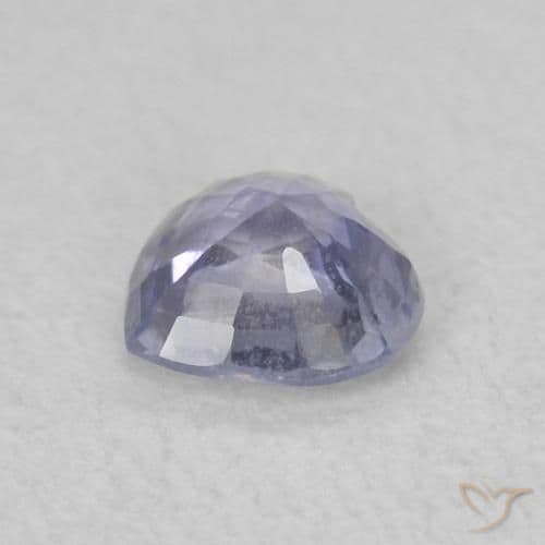 0.38ct Natural Light Blue Sapphire, Heart Shape, 4.5x4.5 mm