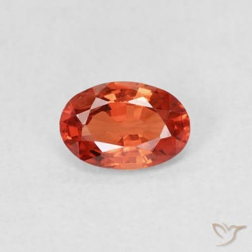 0.64ct Bright Crimson Red Sapphire, Oval Cut, 6.1x4.1 mm
