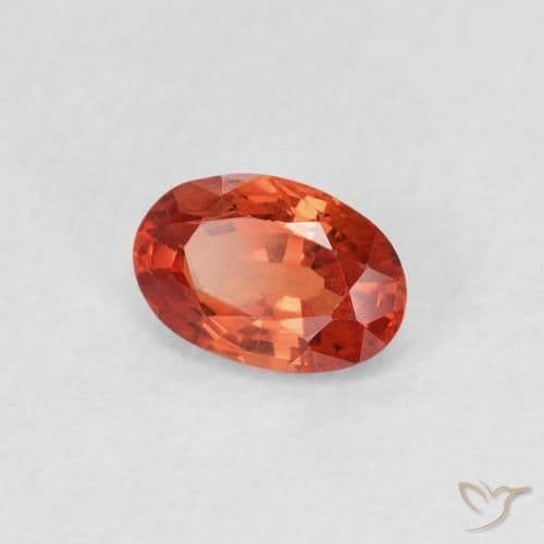 0.64ct Bright Crimson Red Sapphire, Oval Cut, 6.1x4.1 mm