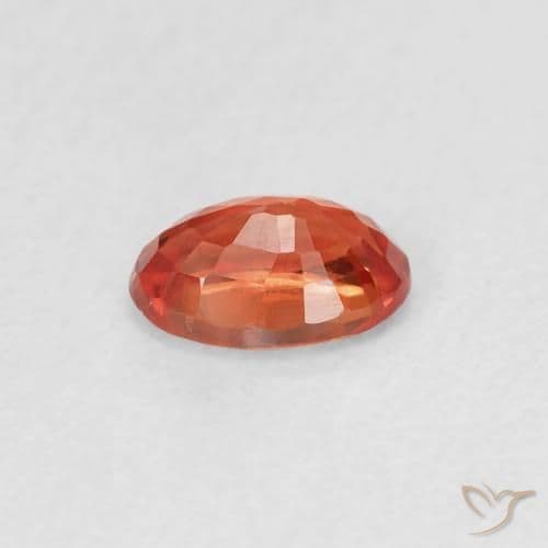 0.64ct Bright Crimson Red Sapphire, Oval Cut, 6.1x4.1 mm