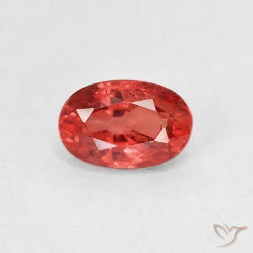 0.75ct Natural Medium Red Sapphire, Oval Cut, 6x4 mm