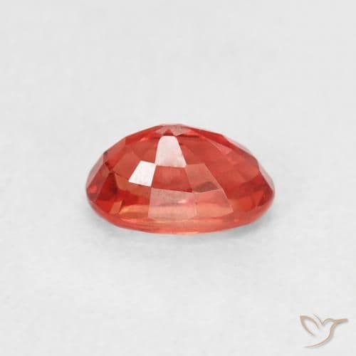 0.75ct Natural Medium Red Sapphire, Oval Cut, 6x4 mm