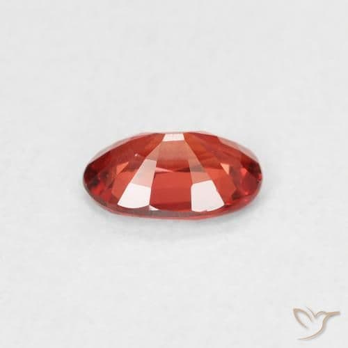 0.51ct Bright Crimson Red Sapphire, Oval Cut, 5.9x3.9 mm