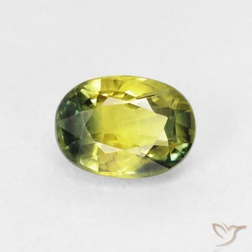 1.37ct Natural Forest Green Sapphire, Oval Cut, 7.5x5.6 mm