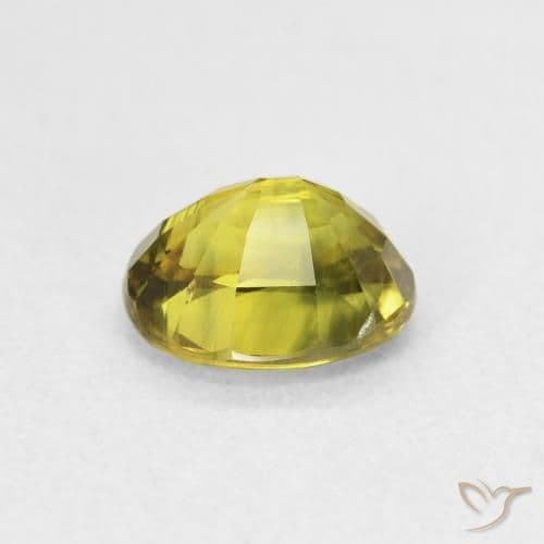 2.31ct Natural Medium Yellow Sapphire, Oval Cut, 8.2x6.8 mm