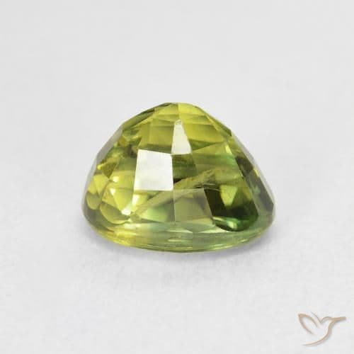 2.93ct Natural Medium Yellow Sapphire, Oval Cut, 8.3x6.3 mm