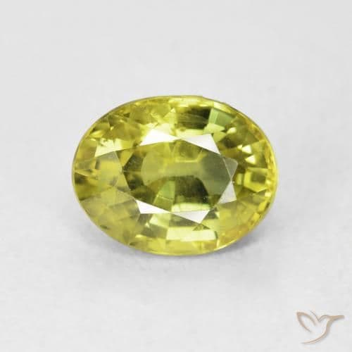 2.65ct Warm Earthy Green Sapphire, Oval Cut, 8.7x6.7 mm