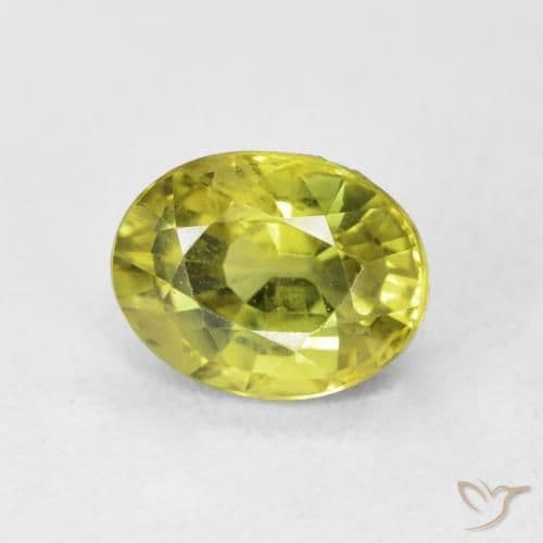 2.65ct Warm Earthy Green Sapphire, Oval Cut, 8.7x6.7 mm