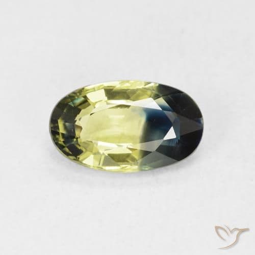 3.24ct Natural Multicolor Sapphire, Oval Cut, 8.8x7.2 mm