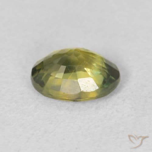 1.37ct Natural Forest Green Sapphire, Oval Cut, 7.5x5.6 mm