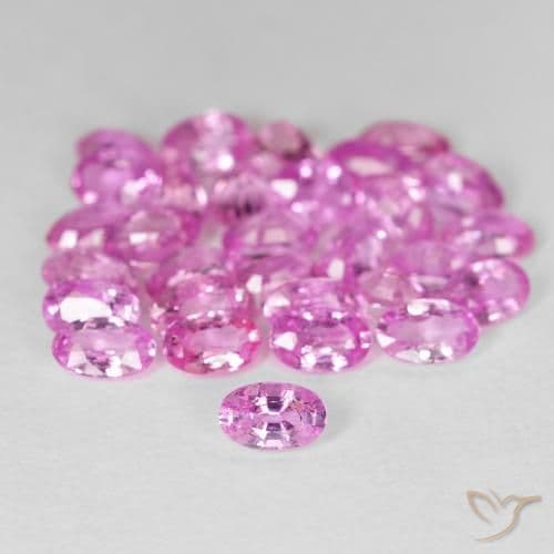 0.31ct Natural Medium Pink Sapphire, Oval Cut, 5.1x3.3 mm