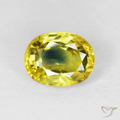 3.12ct Natural Earthy Gold Sapphire, Oval Cut, 9.2x7.1 mm