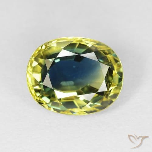 4.18ct Natural Multicolor Sapphire, Oval Cut, 10.2x8.2 mm