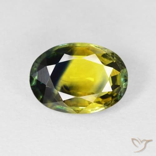 3.52ct Natural Multicolor Sapphire, Oval Cut, 10.5x7.6 mm