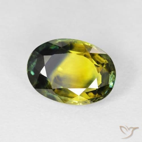 3.52ct Natural Multicolor Sapphire, Oval Cut, 10.5x7.6 mm