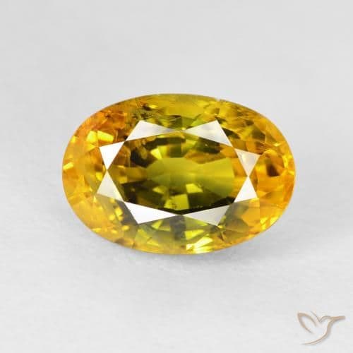 5.95ct Natural Dark Gold Sapphire, Oval Cut, 11.4x7.9 mm