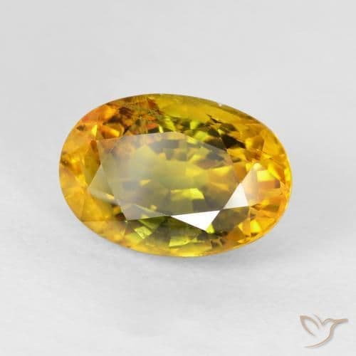 5.95ct Natural Dark Gold Sapphire, Oval Cut, 11.4x7.9 mm