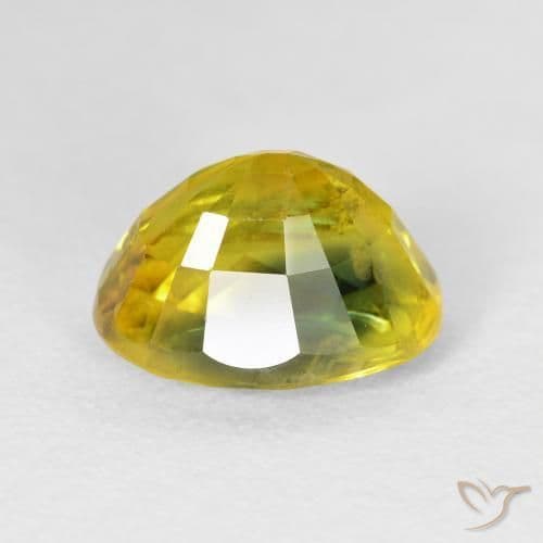 5.95ct Natural Dark Gold Sapphire, Oval Cut, 11.4x7.9 mm