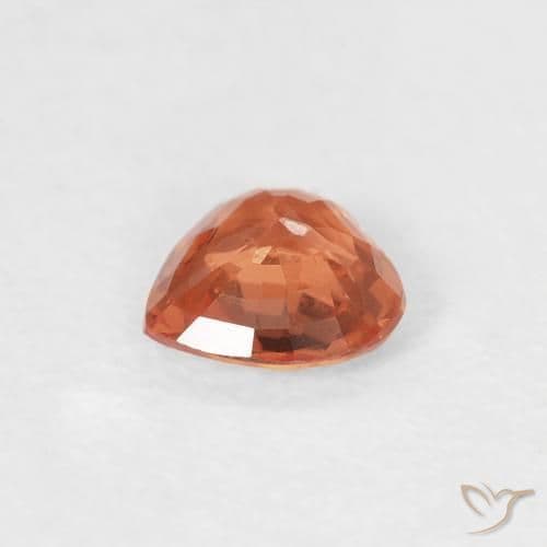 0.39ct Natural Medium Red Sapphire, Heart Shape, 4.6x4.6 mm