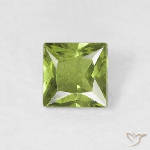 0.40ct Natural Deep Green Sapphire, Square, 3.6x3.6 mm