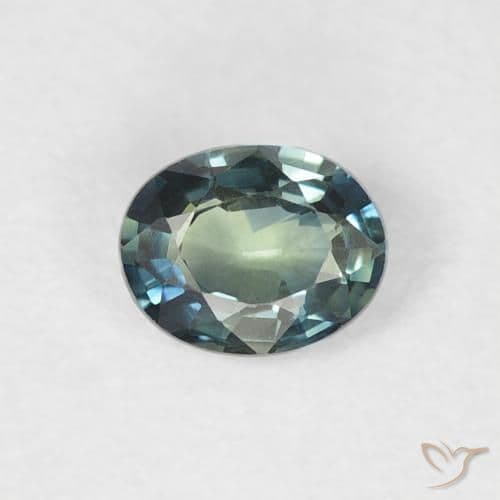 0.31ct Natural Greenish Blue Sapphire, Oval Cut, 4.5x3.6 mm