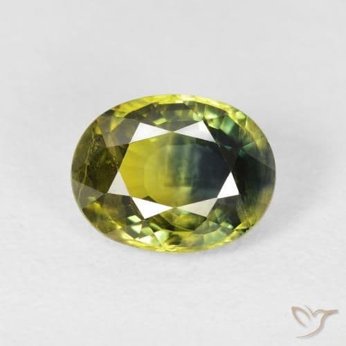 3.35ct Natural Multicolor Sapphire, Oval Cut, 9.6x7.5 mm