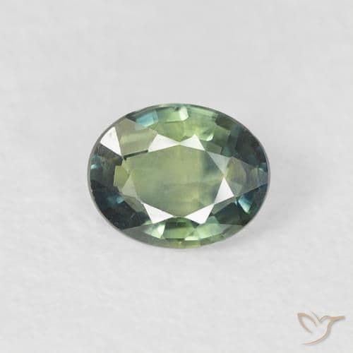 0.31ct Natural Greenish Blue Sapphire, Oval Cut, 4.5x3.6 mm