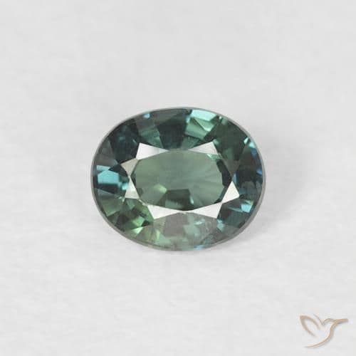 0.30ct Natural Warm Green Sapphire, Oval Cut, 4.4x3.5 mm