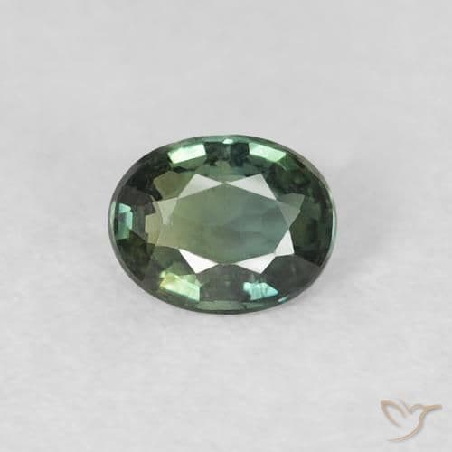 0.34ct Natural Yellow Green Sapphire, Oval Cut, 5x3.8 mm