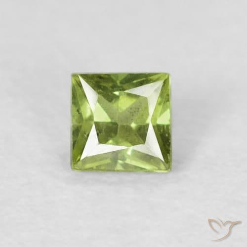 0.40ct Natural Deep Green Sapphire, Square, 3.6x3.6 mm