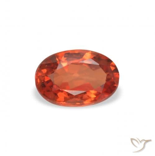 0.56ct Natural Bright Red Sapphire, Oval Cut, 5.9x4 mm