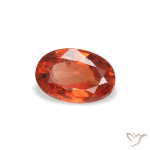 0.56ct Natural Bright Red Sapphire, Oval Cut, 5.9x4 mm