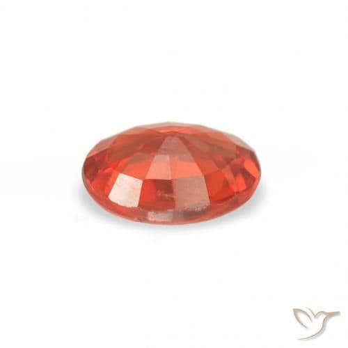 0.37ct Bright Crimson Red Sapphire, Oval Cut, 5x3.8 mm