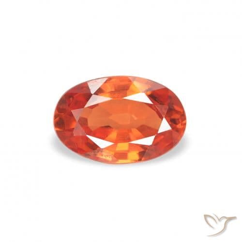 0.61ct Bright Crimson Red Sapphire, Oval Cut, 6.2x4.2 mm