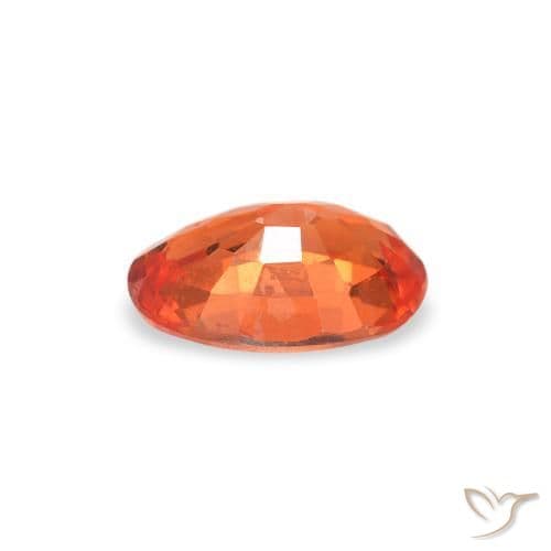0.61ct Bright Crimson Red Sapphire, Oval Cut, 6.2x4.2 mm