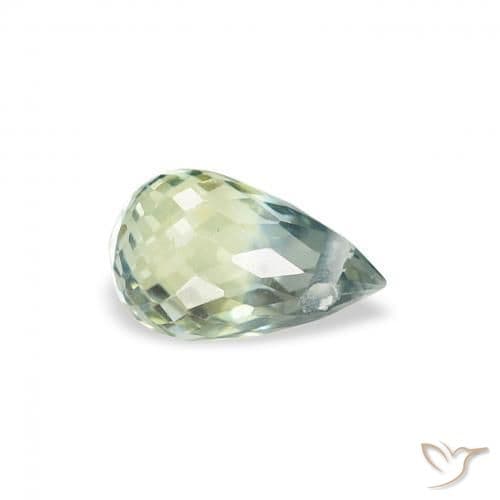 0.59ct Natural Teal Sapphire, Briolette, 5.7x3.6 mm