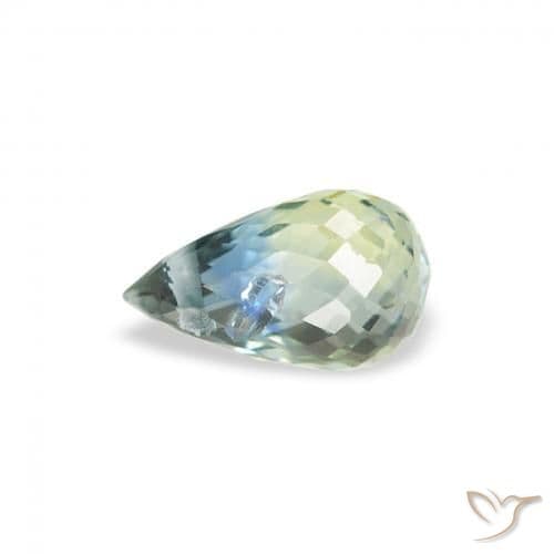 0.59ct Natural Teal Sapphire, Briolette, 5.7x3.6 mm