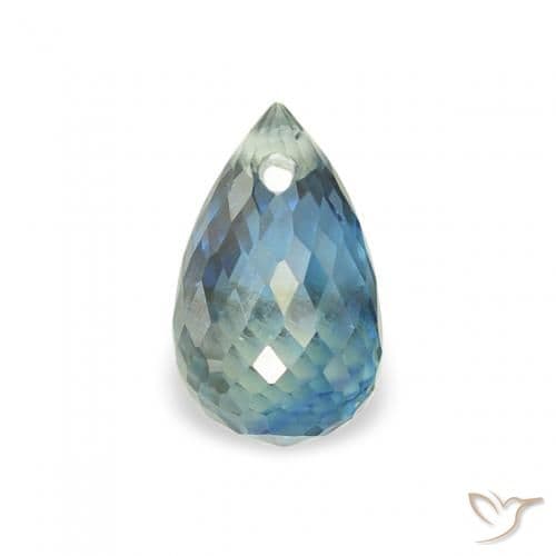 3.97ct Natural Violet Blue Sapphire, Briolette, 5.9x4 mm