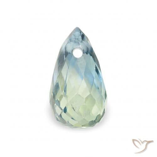 1.98ct Natural Navy Blue Sapphire, Briolette, 5.4x3.2 mm