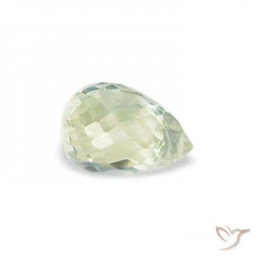 0.78ct Natural Teal Sapphire, Briolette, 5.6x3.9 mm