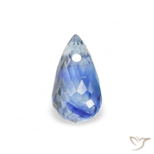 0.34ct Natural Light Blue Sapphire, Briolette, 4.8x3 mm